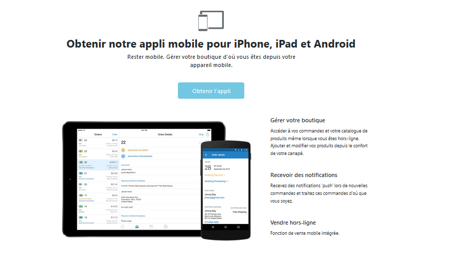 Obtenir notre appli mobile pour iPhone, iPad et Android
