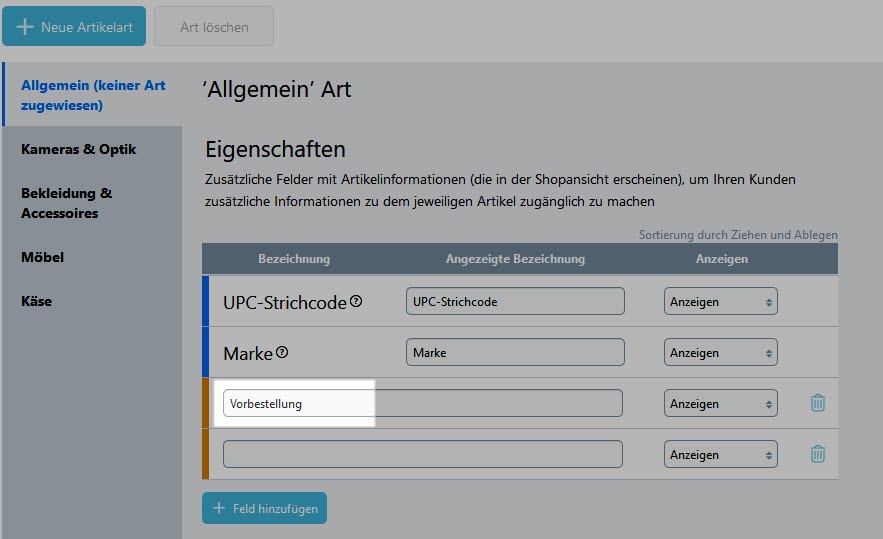 Vorbestellungen Variante 2 2