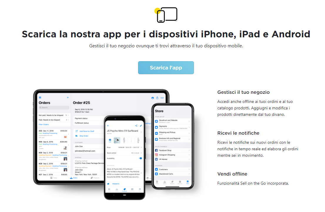 scaricare la app