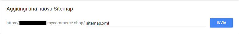 Aggiungere sitemap.xml all’indirizzo URL
