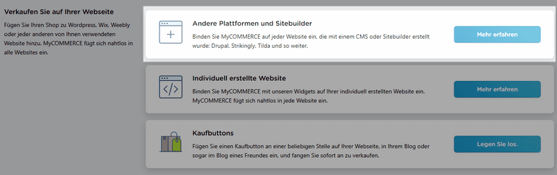 Katalog in irgendeine Webseite einbinden
