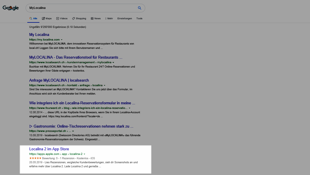 Kundenbewertungen auf Google