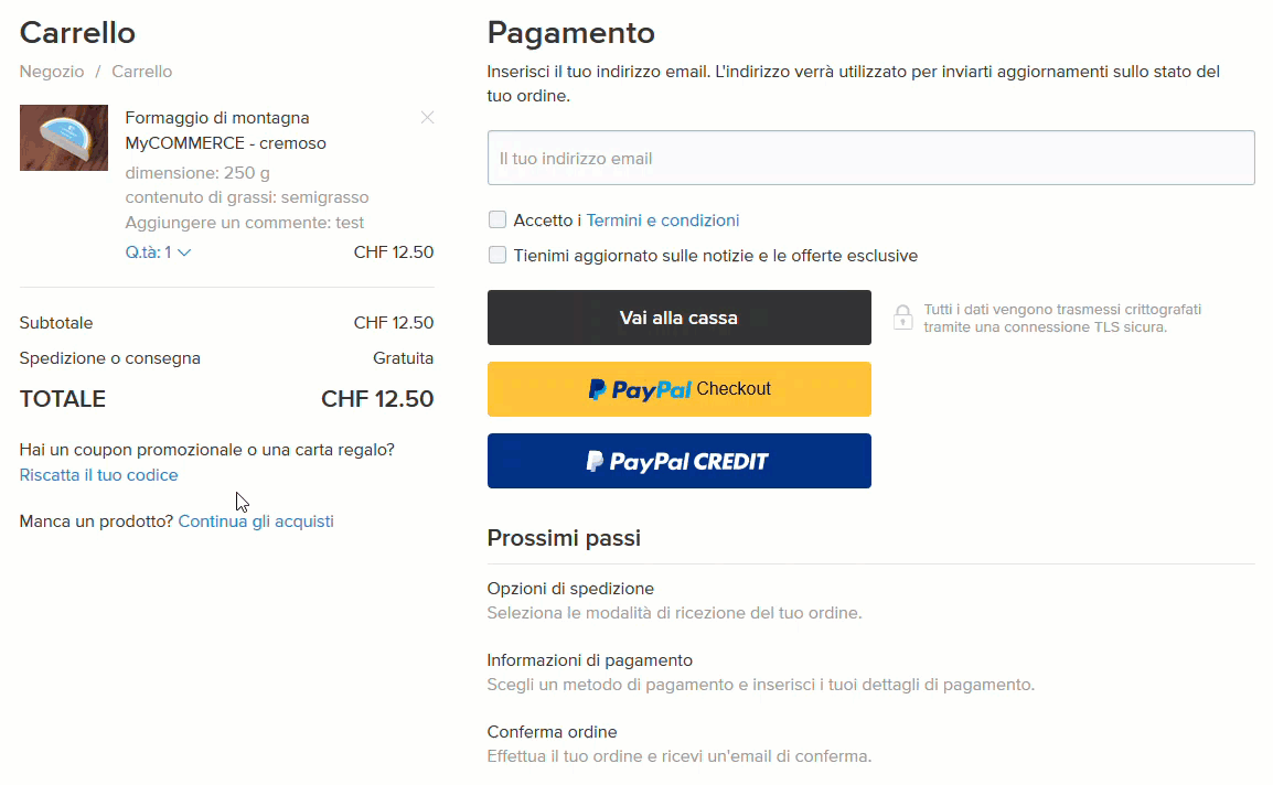 inserire un buono sconto