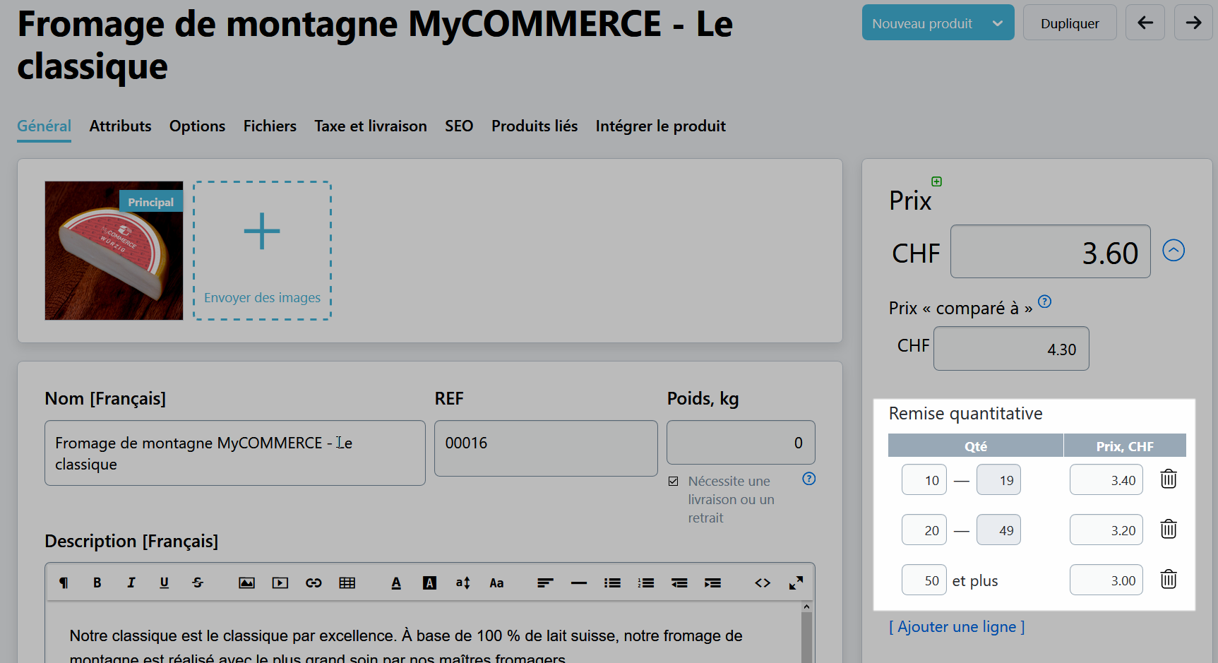 Remise quantitative 2