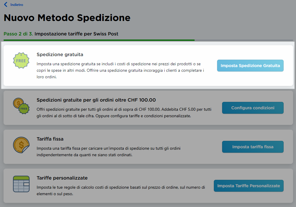 spedizione gratuita