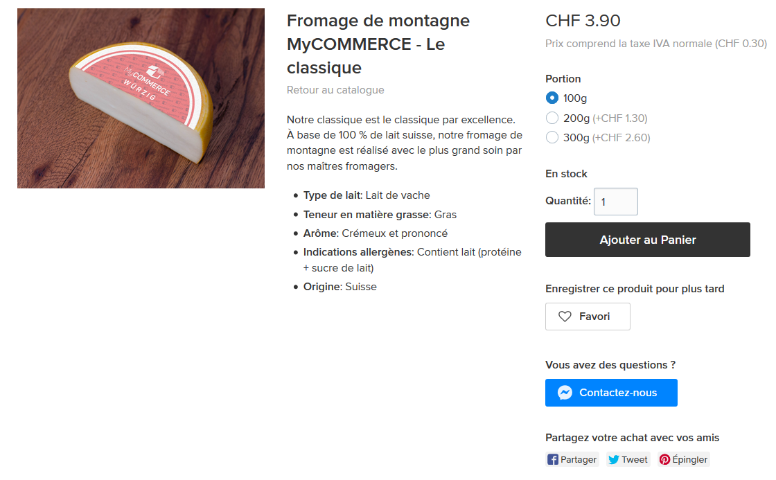 fromage de montagne