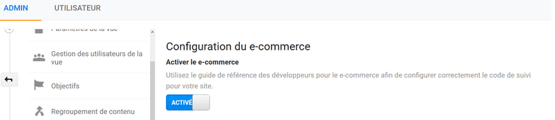 Configuration du e-commerce 2