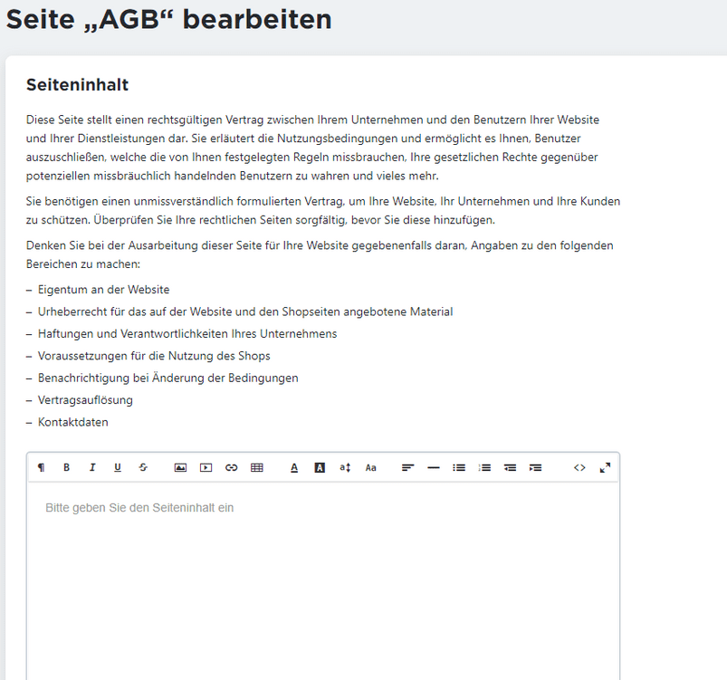 AGB hinzufuegen