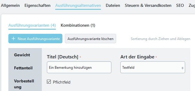 Bestellkommentare 2