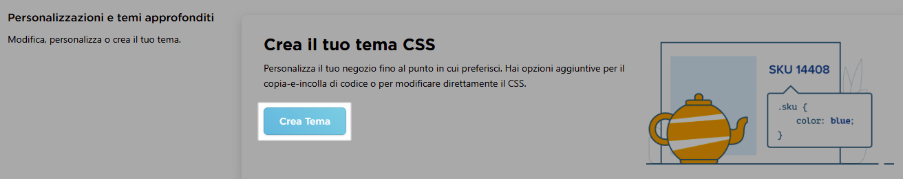 creare un tema css