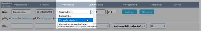 Neuer Gutscheincode 2