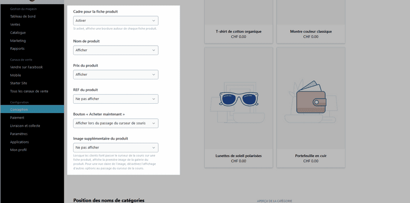 Afficher les détails du produit