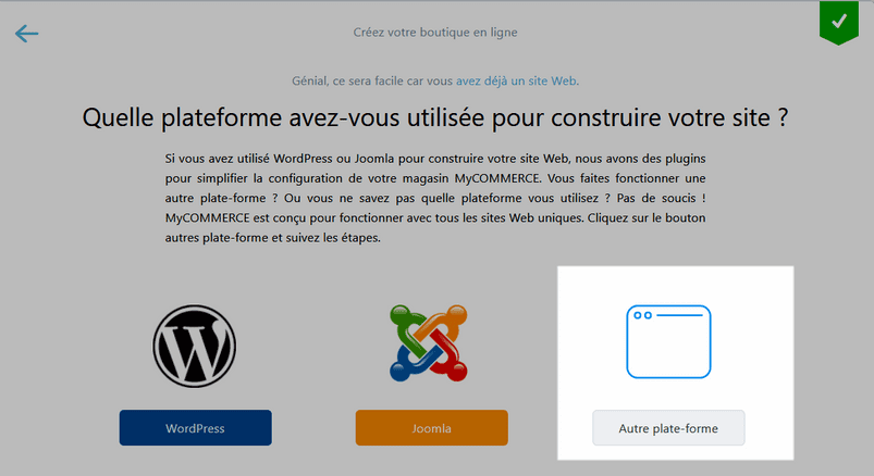 Choisir plateforme