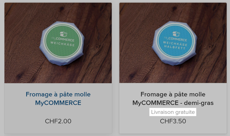 sous-titres du produit aperçu