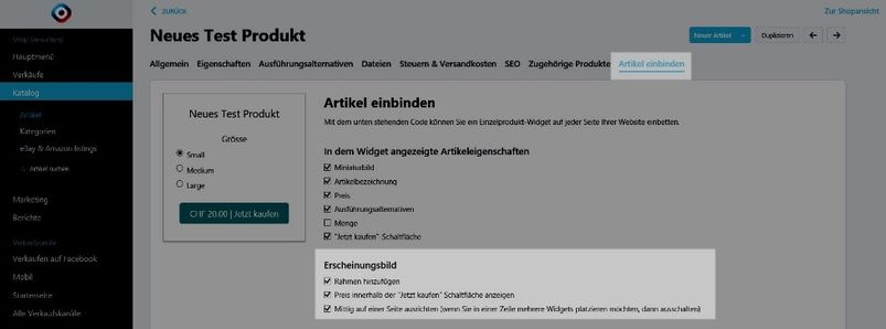 Artikel einbinden 3