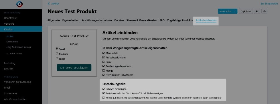 Artikel einbinden 3