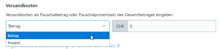 Versandpauschale 2