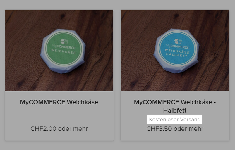 Produktuntertitel auf Übersichtsseite