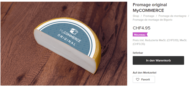 banniere de produit dans detail
