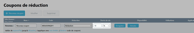 +Nouveau coupon_durée de vie