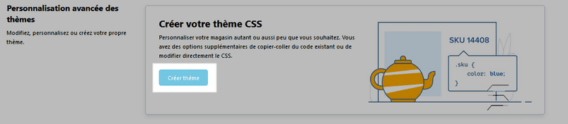 Personnalisation avancée des thèmes