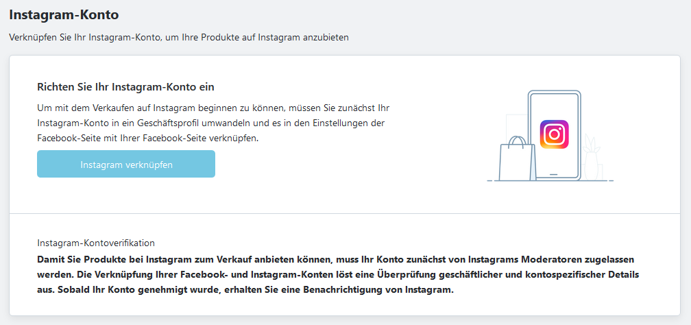 Instagram verknüpfen