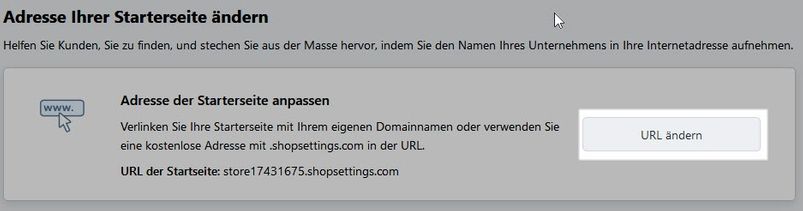 URL aendern